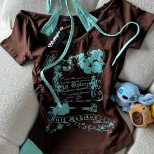 BROWN MAGIQUE BLOUSE