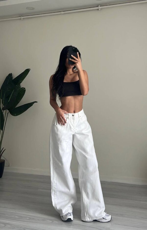 GRJ BAGGY BLANC