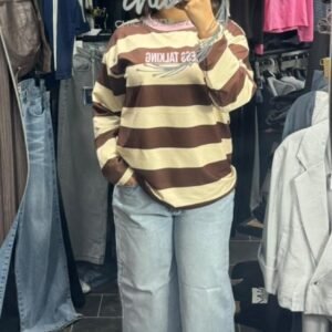 pull a RYURE beige et marron